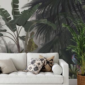 Yeda Design Papier peint panoramique jungle paysage Misty Forest 255x260cm