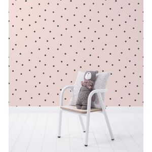 Lilipinso papier peint motif pois en papier rose 50 cm x 10 m Rose 1000x50cm