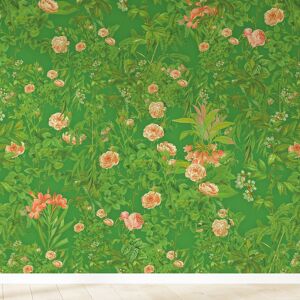 Yeda Design Papier peint motifs fleurs rose vert 425x260cm