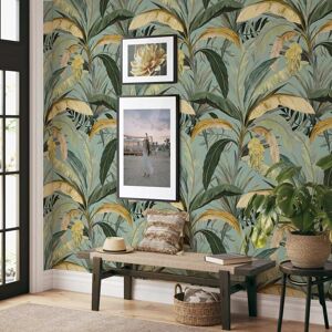 Wallpapers4Beginners Papier Peint Foret Tropicale Verte 250x200 cm