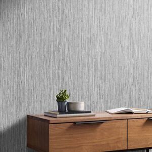 Graham & Brown papier peint grasscloth texture gris 1005x52cm