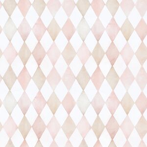 Lilipinso Papier peint Harlequin rose (50 cm x 10 m) Rose 50x1000cm