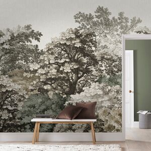 ART fresque panoramique morris taupe gris/vert 300x280cm