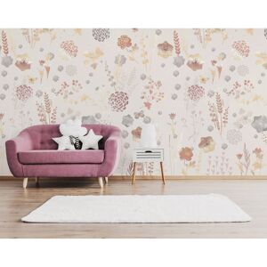 Lé papiers de Ninon Papier peint panoramique motif floral Multicolore 192x270cm