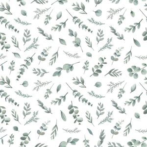 Lilipinso Papier peint intissé Greenery nature feuillages (10 m) Vert 50x1000cm