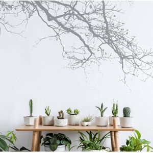 Acte Deco Papier peint panoramique abstract branch 225 x 250 cm gris