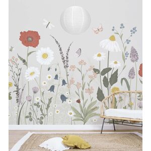 Lilipinso papier peint panoramique fleur sauvage 4m x 2,48 m