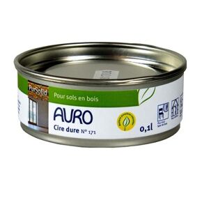 Auro - Cire résistante pour sols en bois et meubles 0,10 l - N° 171 Bois - Publicité