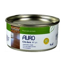 Auro - Cire résistante pour sols en bois et meubles 0,40 l - N° 171 Bois - Publicité