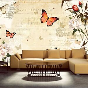 Artgeist Papier peint Melodies of butterflies-Taille L 100 x H 70 cm Imprimé - Publicité