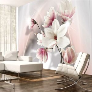Artgeist Papier peint White magnolias-Taille L 100 x H 70 cm Imprimé - Publicité