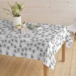 Nappe tissu enduit imprime ginkgo - BlancheporteDecorez de facon vegetale votre table avec cette nappe imprimee ginkgo a l?allure 100% zen ! Sa tenue ainsi que son tombe apporteront finesse et elegance a votre table. Quant a son traitement antitache, il v