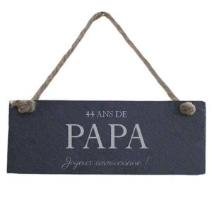 Cadeaux.com Plaque de porte en ardoise papa 44 ans - Publicité