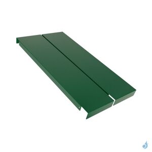 Poujoulat Paire de tuiles de couverture pour COLORS - Vert Mousse RAL 6005