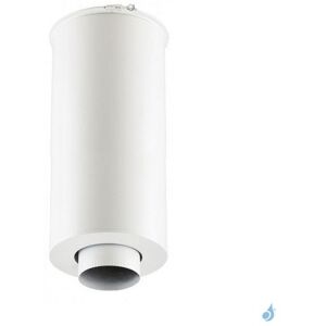 Élement droit de finition EDP 150 TZ Poujoulat Hauteur 100 cm Raccordement Ø150