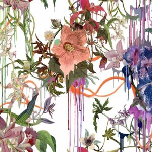 Christian Lacroix Tissu Orchids Fantasia