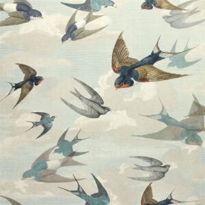 John Derian Papier Peint Chimney Swallows