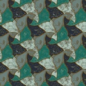 M.C. Escher Papier peint Fish