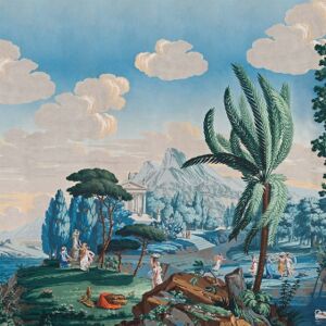 Le Grand Siècle Papier peint panoramique Paysage de Télémaque dans l'île de Calypso