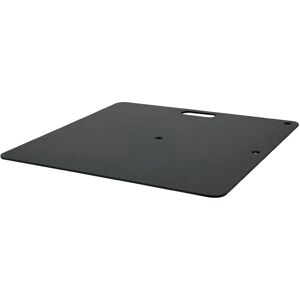 Sonstige Wentex Base Plate - Powder coated 350 (l) x 300 (L) mm - 4 kg, noir (revetement peinture poudree) - Accessoires structures aluminium