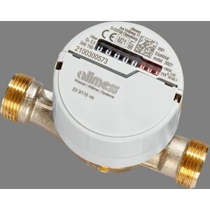 Compteur d'eau à raccord vissé Allmess 6EAB15110B40NBA EV 3/110-V TU6 +m, Q3 2,5 m3/h, DN 15