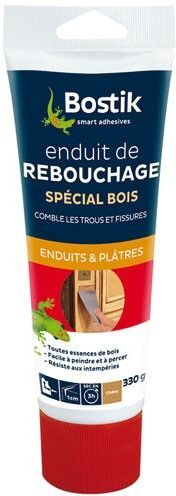 Bostik Enduit de rebouchage bois - pâte tube 330g