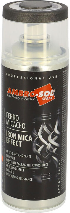 Spray peinture Ambro-Sol effet acier noir graphite 400ml