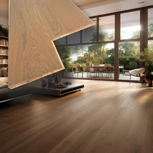 €19,90mq * STOCK GARBELOTTO * Lotto da 10mq  di MAXILISTONE legno rovere PRAGA 14x190x2100 prima scelta