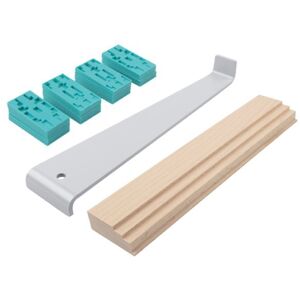 Wolfcraft SET PER LA POSA DI PAVIMENTI IN LAMINATO, PARQUET, SUGHERO 6931000