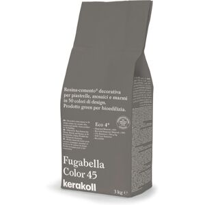 Kerakoll FUGABELLA COLOR 45 FUGANTE IBRIDO IN RESINA-CEMENTO DECORATIVO PER LA STUCCATURA DI PIASTRELLE MOSAICI E MARMI 3 KG. 36945