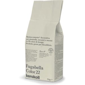 Kerakoll FUGABELLA COLOR 22 FUGANTE IBRIDO IN RESINA-CEMENTO DECORATIVO PER LA STUCCATURA DI PIASTRELLE MOSAICI E MARMI 3 KG. 36922