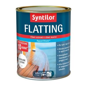 SYNTILOR Flatting a base acqua  Aquaréthane incolore lucido 0.75 lt