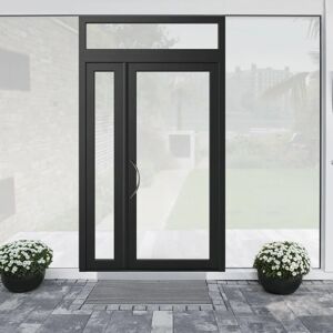 Leroy Merlin Portoncino d'ingresso Condo20 nero/nero L 90 x H 210 cm apertura destra