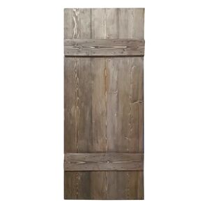 Leroy Merlin Anta per porta scorrevole Barn Wenge in legno massello marrone L 86 x H 215 cm reversibile