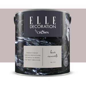 ELLE DECORATION Pittura per interni super lavabile,  by Crown beige bare concrete 132 opaco, 2.5 L