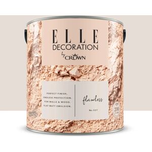 ELLE DECORATION Pittura per interni super lavabile,  by Crown beige flawless 527 opaco, 2.5 L