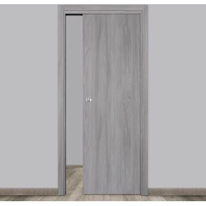 Leroy Merlin Porta scorrevole Gray Elm grigio L 80 x H 210 cm reversibile