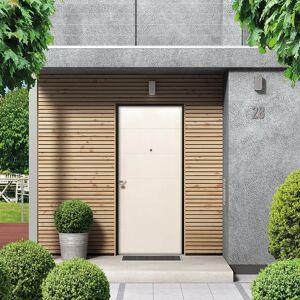 Master Porta blindata  Great bianco/bianco L 90 x H 210 cm apertura destra