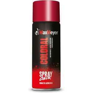 MAXMEYER Smalto spray  base solvente ral 3003 rosso rubino lucido 0.4 L