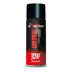 MAXMEYER Smalto spray  base solvente ral 9005 nero lucido 0.4 L