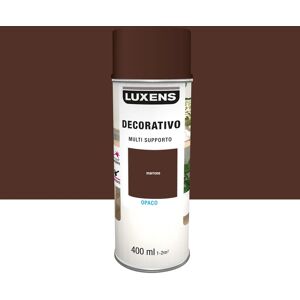 LUXENS Smalto spray  Decorativo base solvente marrone cioccolato opaco 0.4 L