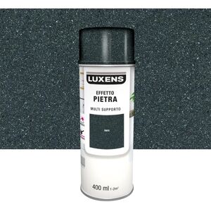 LUXENS Smalto spray  base solvente nero 0.4 L