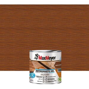 MAXMEYER Impregnante per legno da esterno a base acqua  Gel noce antico opaco 0.75 lt