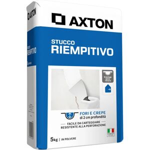 AXTON Stucco in polvere per interno  stucco in polvere riempitivo 5 kg bianco