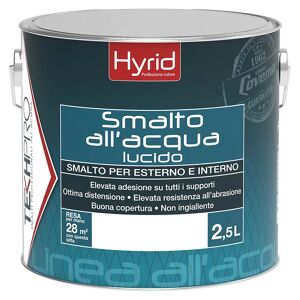 Hyrid By Covema SMALTO ACQUA LUCIDO COVEMA 2,5 l BIANCO 8 m² CON 1 l