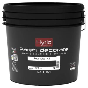 Hyrid By Covema FONDO PREPARAZIONE MATERICO HYRID 12 LT PER EFFETTI DECORATIVI