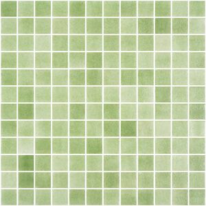 Tecnomat MOSAICO VERDE ANTISCIVOLO RETE 2,5x2,   PASTA DI VETRO