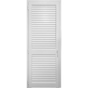 Tecnomat PERSIANA IN ALLUMINIO BIANCO OPACO 1 ANTA CON SERRATURA DESTRA 80x220 cm (LxH)