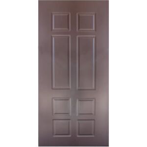 Tecnomat PANNELLO ESTERNO IN ALLUMINIO MARRONE MAREZZATO PORTA BLINDATA 220x97 cm (HxL)