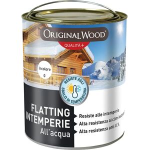 Originalwood FLATTING ACQUA ORIGINAL WOOD QUALITA'+ 2,5 l INCOLORE LUCIDO PRONTO USO 12 m² CON 1 l